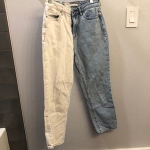 HALF BLEACHED JEANS